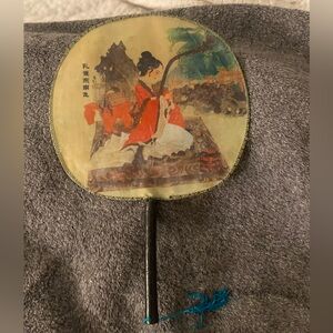 Vintage paddle fan Japanese